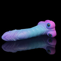 Stimulateur vaginal du point G, stimulateur de prostate masculine, pénis d'éléphant, dildo anal animal, dildo en silicone souple, énorme dildo monstre dragon pour femmes