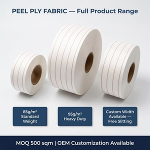 Nylon PA66 Peel Ply 85gsm 240, directement de l'usine ℃   <span class=keywords><strong>Tissu</strong></span> de démoulage standard Airtech pour le durcissement des composites aérospatiaux en fibre de carbone - Product Image 4
