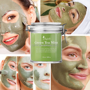 Etiqueta privada Cuidado <span class=keywords><strong>DE</strong></span> <span class=keywords><strong>LA</strong></span> PIEL Exfoliante Espinilla Acné <span class=keywords><strong>Mascarilla</strong></span> <span class=keywords><strong>de</strong></span> <span class=keywords><strong>arcilla</strong></span> natural Reductor <span class=keywords><strong>de</strong></span> poros <span class=keywords><strong>para</strong></span> <span class=keywords><strong>la</strong></span> <span class=keywords><strong>cara</strong></span> Cuerpo Té <span class=keywords><strong>verde</strong></span> Menta Barro <span class=keywords><strong>Arcilla</strong></span> <span class=keywords><strong>Mascarilla</strong></span> facial - Product Image 2
