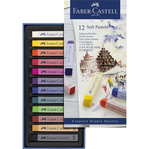 FABER CASTELL - Coffret de 12 pastels doux de Crète - Product Image 1