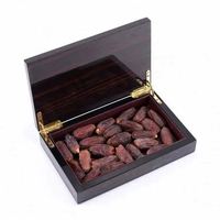 Boîte d'emballage rectangulaire personnalisée en bois faite à la main pour la Saint-Valentin, avec logo, pour dattes islamiques et chocolats, collection Jeddah KSA
