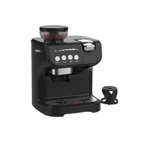 Coffee Maker with Grinder Built in Grind and Brew Two Functions Automatic Bean to Cup Espresso Coffee Machine