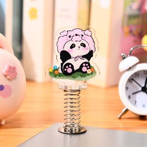 Accesorios de exhibición personalizados de acrílico para escritorio, pequeños, creativos, estilo banderín de anime, con mecanismo de resorte. - Product Image 6