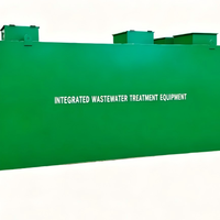 Station d'épuration des eaux usées de 12 m³/jour, système intégré MBR MBBR