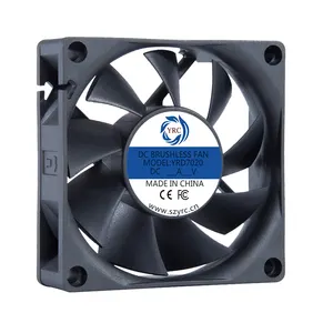 70mm 3 Inch 70*70*20 mm DC Axial Fan 12v 24v 7020 High Quality Micro Cooling Fan For Air Cooling