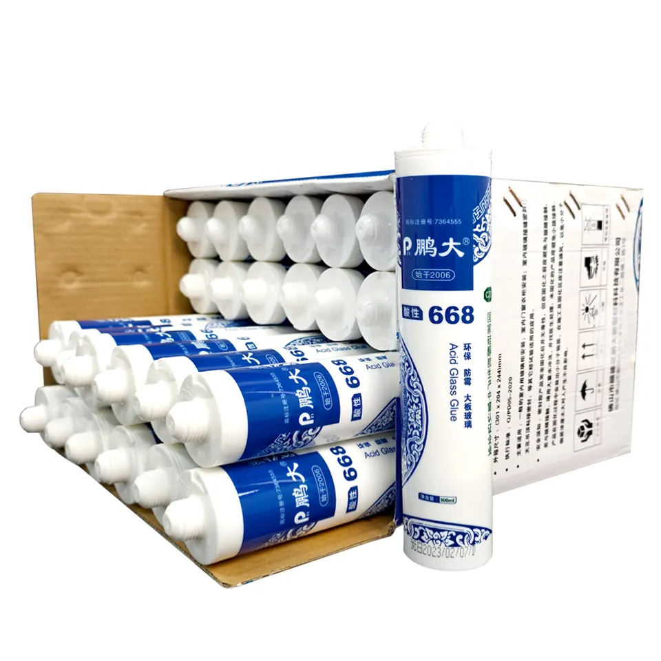 Pengda 668 keo keo cho đa năng dính thủ công đồ chơi không thấm nước mạnh mẽ rõ ràng Silicone gương nhà bếp kim loại gỗ thủy tinh