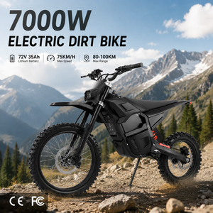 Moto tout-terrain haute performance 7000W, vitesse 80 km/h, couple 250 Nm, pour adultes, puissance 7000W, moto haute performance - Product Image 1