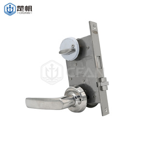 Cerradura de puerta marina de acero inoxidable de 190 mm para barco, yate, contenedor, reemplazo y reparación de puertas de barcos - Product Image 2