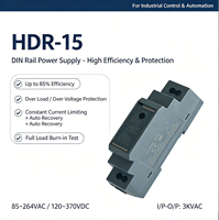 15W Din Raylı Anahtarlamalı Güç Kaynağı AC'den DC'ye HDR-15-12 12V 1.25A Endüstriyel Kullanım için Tek Çıkışlı SMPS