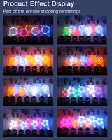 Led ocho ojos Spot cabeza móvil etapa luz Sharpy Popular 150W 200W 250W 300W cabeza móvil etapa Luz