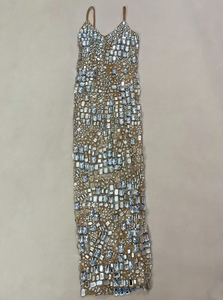 Novance Y4785 خدمات تصميم الملابس نرى من خلال مخصص صنع فستان حفلة موسيقية مطرز بالخرز الكريستال الجملة الملابس النسائية البوتيك - Product Image 5