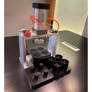 Presse manuelle pneumatique pour boules de sel de bain 220V à usage domestique, machine à presser multi-diamètres 26-100mm avec garantie 1 an, puissance 1 kW - Product Image 1