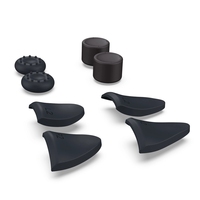 Coques de manettes analogiques en silicone, lot de 8 en 1, extensions de gâchettes L2 R2, coques de boutons pour manette PS 5 PS5