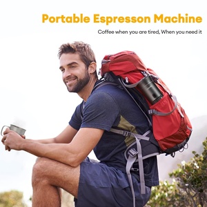 Machine à café portable 3-en-1 pour usage extérieur, fonction chauffante, alimentation électrique par batterie USB, machine à café expresso à capsules - Product Image 2