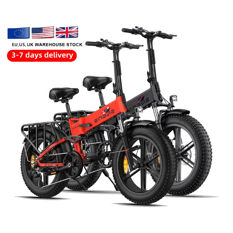 EU UK Warehouse ENGWE ENGINE X 20 inch fat tire City Adults Ebike 250W-750W Dropshipping Mountain Electric Bike