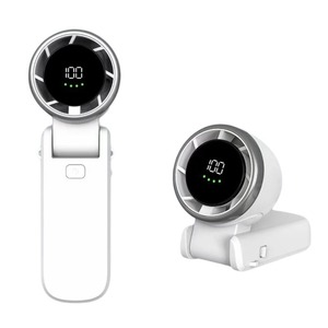 Ventilador de Cuello Plegable, Portátil, de Alta Velocidad, con Gran Potencia de Viento, Carga USB, Pantalla Digital, Mini Ventilador - Product Image 5