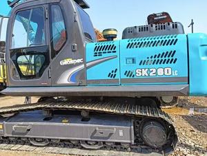 Excavatrice Kobelco 210 d'occasion d'origine japonaise, godet, moteur, boîte de vitesses, capacité de 1,0 m, poids opérationnel de 26 t, faible nombre d'heures de travail - Product Image 2