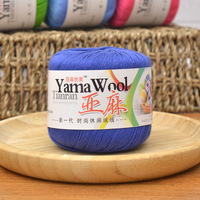 5# 100% Pure Cotton Hand Knitting Crochet Yarn Eco-Friendly Recycled Linen Lace Yarn for Infant Baby Weaving Crochet