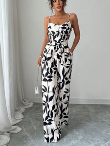 2025 été femmes décontracté zèbre imprimé jarretelle combinaison noir et <span class=keywords><strong>blanc</strong></span> <span class=keywords><strong>body</strong></span> - Product Image 5