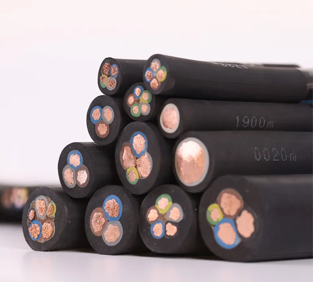 Factory Price Copper Conductor Electric Cable PVC Insulation Rubber Sheath H01N2-D Copper Core