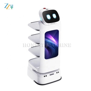 روبوت توصيل ذكي موفر للعمل/روبوت نادل مطعم/روبوتات ذكية ذكية - Product Image 3