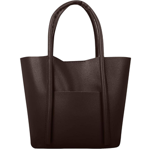 Sac à main léger en cuir véritable 100% pour femmes, sac à bandoulière élégant avec plusieurs compartiments, parfait pour le shopping - Product Image 4