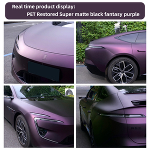 ฟิล์มไวนิลติดรถยนต์สีดำด้านสุดวิเศษม้วนกาวแอปพลิเคชั่นที่ใช้งานง่าย - Product Image 4