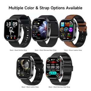 <span class=keywords><strong>Smartwatch</strong></span> GE52 <span class=keywords><strong>con</strong></span> <span class=keywords><strong>Cinturino</strong></span> <span class=keywords><strong>in</strong></span> <span class=keywords><strong>Acciaio</strong></span>, Pelle e Silicone, Monitoraggio della Salute, ECG, Fitness Tracker, Impermeabile, Orologio Sportivo Intelligente - Product Image 4
