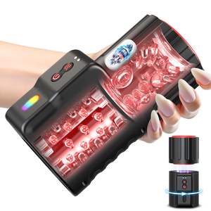 ओपन एंडेड वयस्क खिलौने लिंग वाइब्रेटर स्वचालित झटका नौकरी सेक्स मशीन उत्तेजक जेब पुरुष मास्टरबैटर्स - Product Image 1