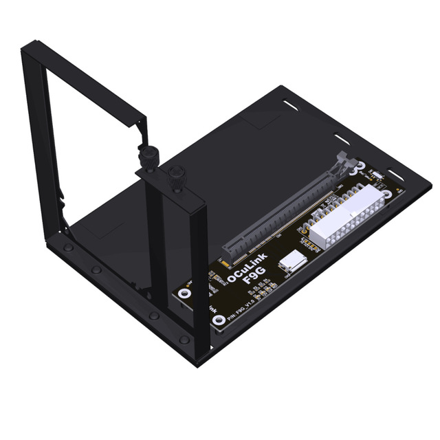 ADT F9G OcuLink Interface External Graphics Docking Station ATX Type Open PCIe4.0 64Gbps in Stock