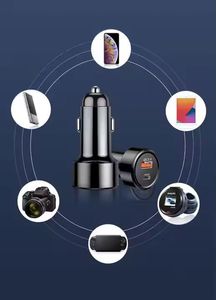 30W PD <b>Car</b> Charger A+C Charging Ports Quick Charge Type C Charger QC3.0 USB-C <b>Car</b> Charger for Xiaomi for Huawei - Product Image 4