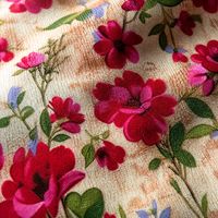 Tela Jacquard Dobby Estampada, 145 g/m², 93% Poliéster, 7% Elastano, Elástica en 4 Direcciones, para Vestidos, Blusas, Faldas, 180 cm de Ancho
