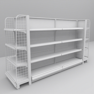 Estanterías Metálicas de Doble Cara para Supermercados, Farmacias y Tiendas de Abarrotes, de Acero Laminado en Frío, Ligeras, en Venta - Product Image 1
