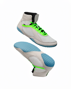 Zapatos de Lucha Unisex RUDIS <span class=keywords><strong>Alpha</strong></span> 2.0 con Parte Superior de Malla y Suela de Goma para Entrenamiento de Boxeo en Todas las Estaciones - Product Image 1