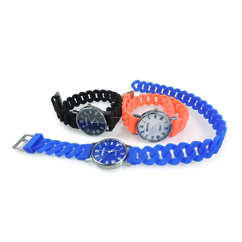 Bán Buôn Sản Phẩm Bán Chạy Hàng Đầu Quartz Sport Silicone Cổ Tay Ladies Watch Cho Cô Gái