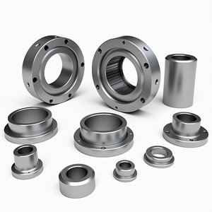 خدمات مخصصة <span class=keywords><strong>Pom</strong></span> Peek <span class=keywords><strong>Pom</strong></span> Plastic Abs صلب مقاوم للصدأ التيتانيوم النحاس معدن الألومنيوم أجزاء Cnc بالقطع - Product Image 1