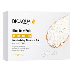 <span class=keywords><strong>Set</strong></span> de Cuidado de la Piel Herbal de Marca Privada con Extracto de Arroz, Suero Hidratante Rejuvenecedor, Tónico y Crema para Ojos para Uso Facial - Product Image 6