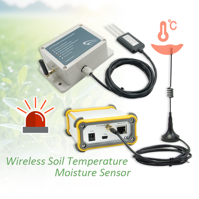 iot agriculture Smart IP65 Waterproof Automation Irrigation Detector soil temp humidity soil sensor ethernet