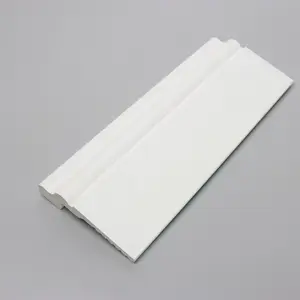 Hochwertiger Polystyrol-Bodenbelag PS-Formaturen-Bodenzubehör PS-Wandsockel Kunststoff-Sonnenbelag