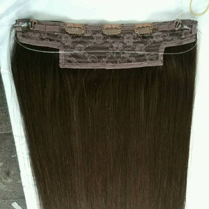 Extensión de cabello sin caída de alta calidad, venta al por mayor, Halo virgen, Rubio humano 100% sin procesar, con tapa - Product Image 4