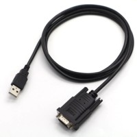 Cable USB serial FTDI ft232r USB RS232 a DB9 Adaptador macho Cable de módem nulo Cable de TV DE CONTROL DE PC (pinout de módem nulo)