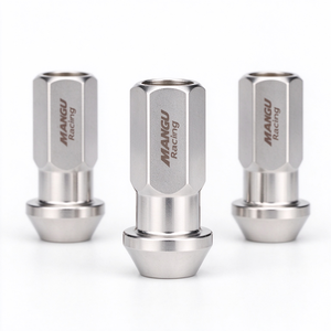 น็อตล้อรถแข่งแบบเกลียว M12 M14 ผลิตจากเหล็กฟอร์จ SUS316 ป้องกันการกัดกร่อน - Product Image 1