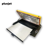 Plusjet A1 pengering Oven Dtf Film ukuran A2 alat pengering Printer DTF bubuk panas meleleh mesin pengering panas pengering Dtf A2-FS menyembuhkan Oven