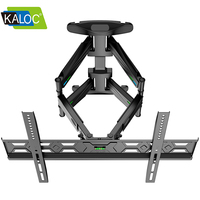 Soporte de Pared Giratorio para TV LCD de Venta Directa de Fábrica Kaloc, Acero Laminado en Frío, Deslizante Universal para TV de Plasma de 32-70 Pulgadas