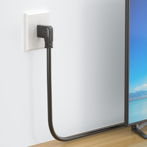 สาย Hdmi มุมขวารองรับ4K 3d ความเร็วสูงและความเร็วในการรับส่งข้อมูล Ethernet ถึง18G <span class=keywords><strong>Bps</strong></span> 90องศาสาย Hdmi - Product Image 4