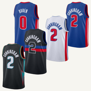 Al Por Mayor, Alta Calidad # 2 <span class=keywords><strong>Cunningham</strong></span> # Camiseta de Baloncesto 0 DUREN, Camiseta Bordada Personalizada - Product Image 1