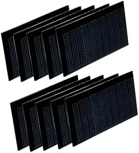 Panel surya Mini aismarlink untuk tenaga surya, pengisi daya sel epoksi surya sel elektrik DIY Panel surya Mini 5V 60mA