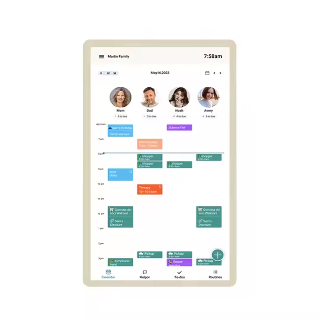 Good Sale Home Digital Touch Screen Wall Smart Calendar Family Calendar