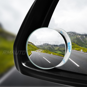 2Pcs Universal Car <b>Blind</b> <b>Spot</b> <b>Mirror</b> Frameless 360 Degree Wide Angle Telescopic Inspection Parking <b>Mirror</b> Car Accessories - Product Image 6