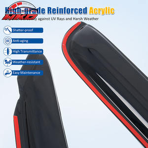 Déflecteurs de vitres encastrés pour Jeep Wrangler 18-25 2 portes et Gladiator 20-25 - Product Image 4